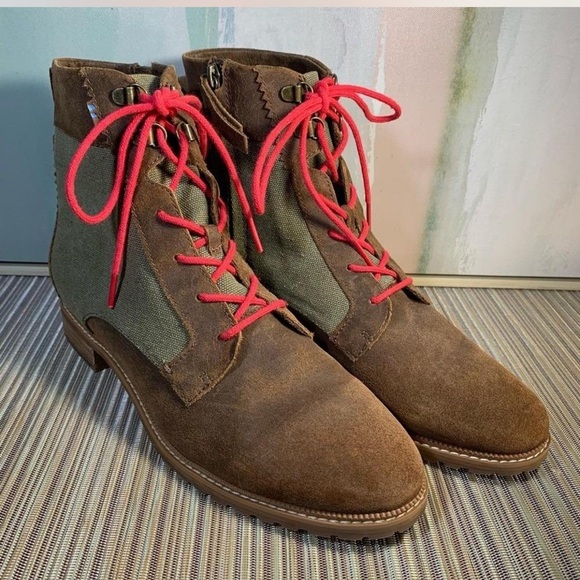 TOMS Women's Brown Sneakers with Pink Laces - Picture 5 of 8